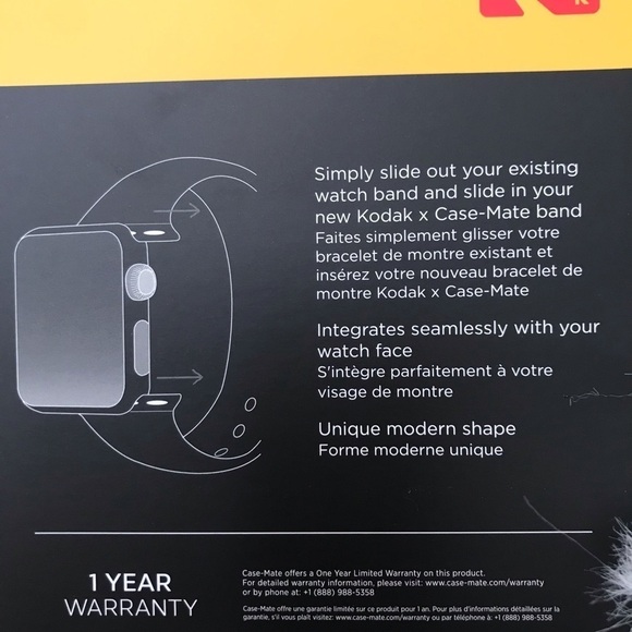 Case-Mate x Kodak Ektachrome Apple Watch Strap Sm - Picture 5 of 6